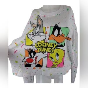 Like New Looney Tunes Short Sweatshirt 3X